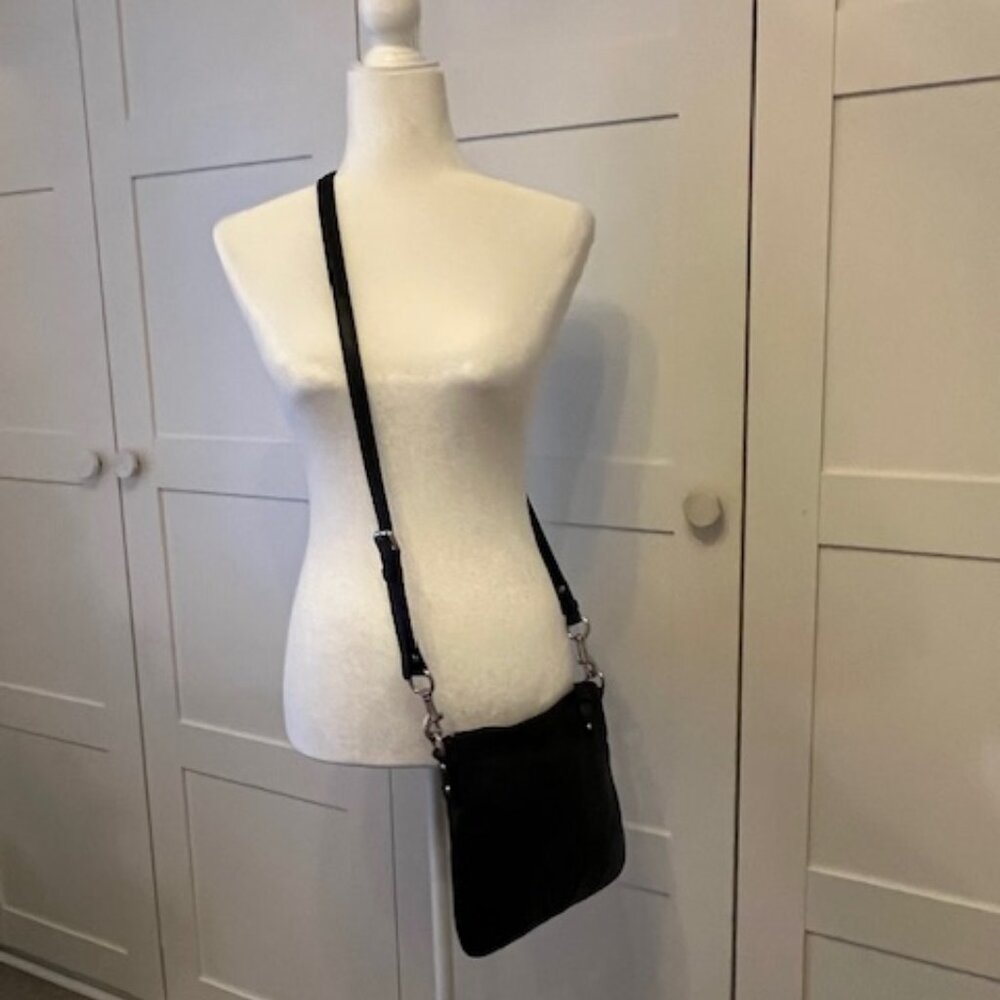 Coach "Brooke" Black Pebble Leather bag